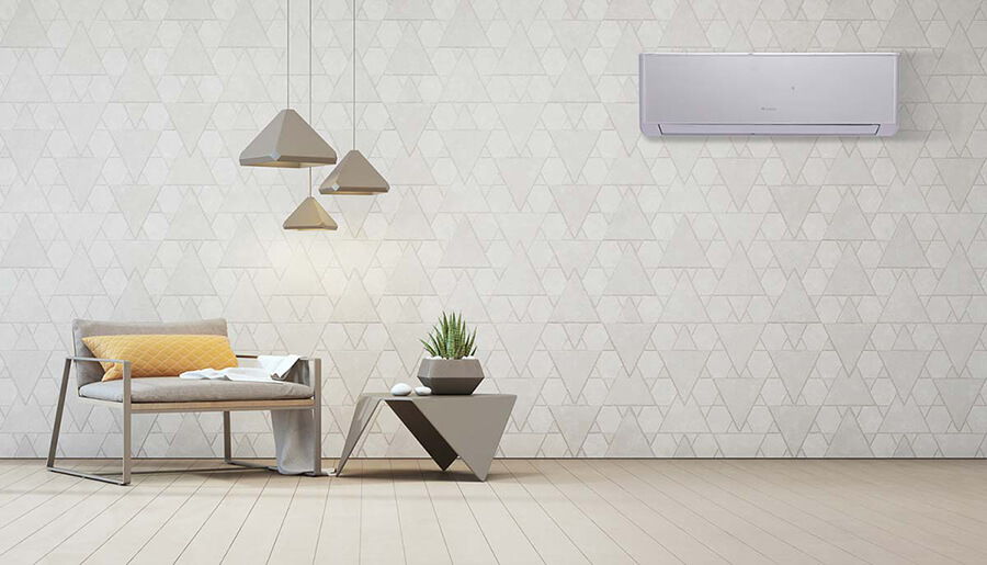 Gree Amber Standard Silver 7,0 kW aranżacja