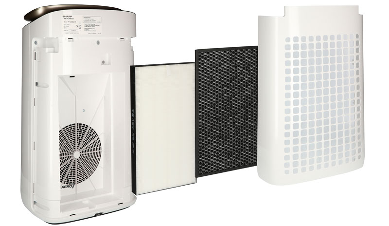 Filtracja w Sharp FP-J80EU-W