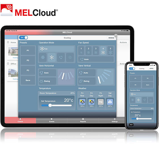 System MELCloud w klimatyzatorach Mitsubishi
