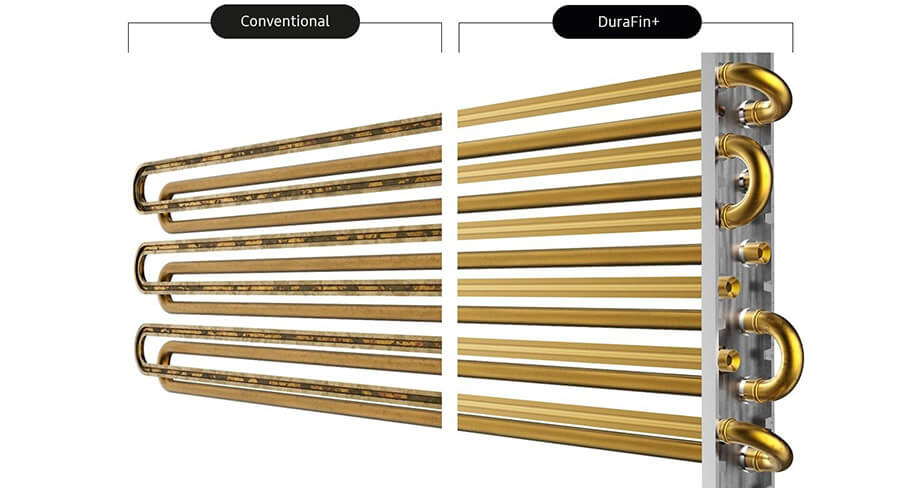 Lamele skraplacza DuraFin+ w Samsung AR35 5,3 kW