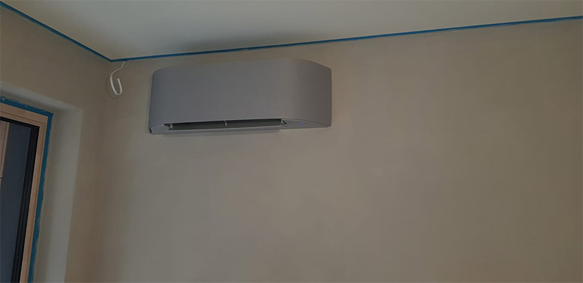 Klimatyzator Toshiba Haori po zamontowaniu