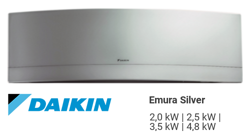 Daikin Emura Silver