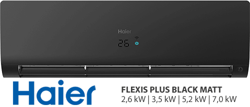 Haier Flexis Plus Black Matt