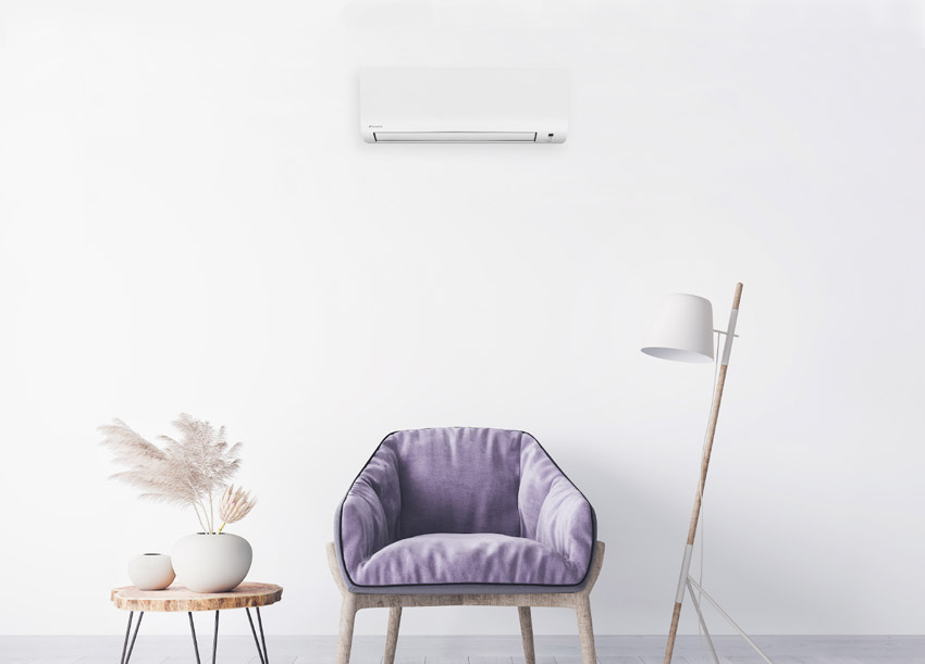 Aranżacja klimatyzatora Daikin Comfora