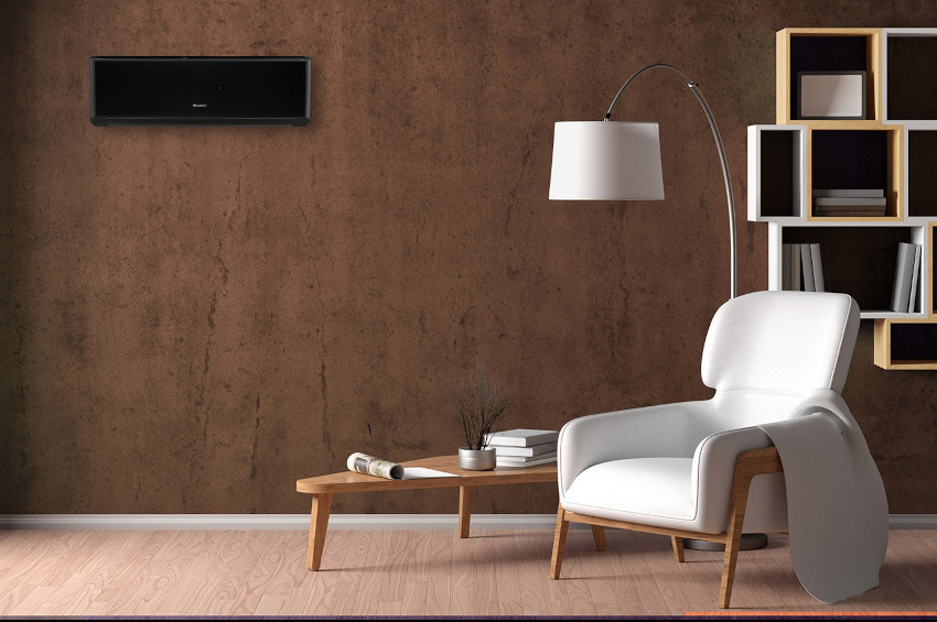 Aranżacja klimatyzatora Gree Amber Standard Full Black