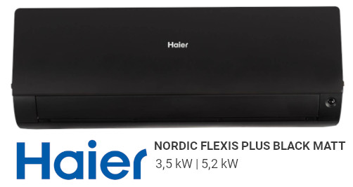 Haier Nordic Flexis Plus Black Matt