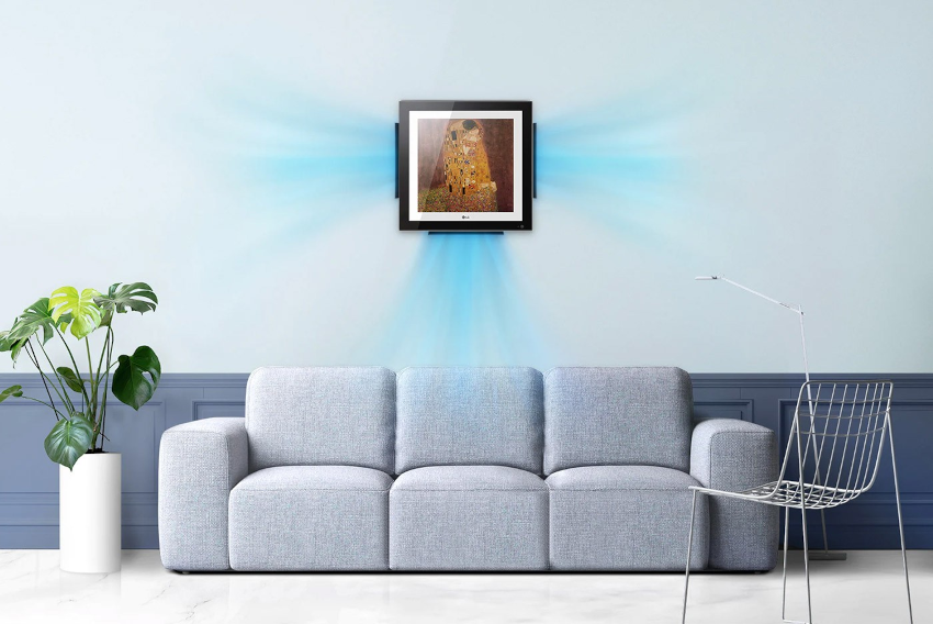 Aranżacja klimatyzatora LG ArtCool Gallery