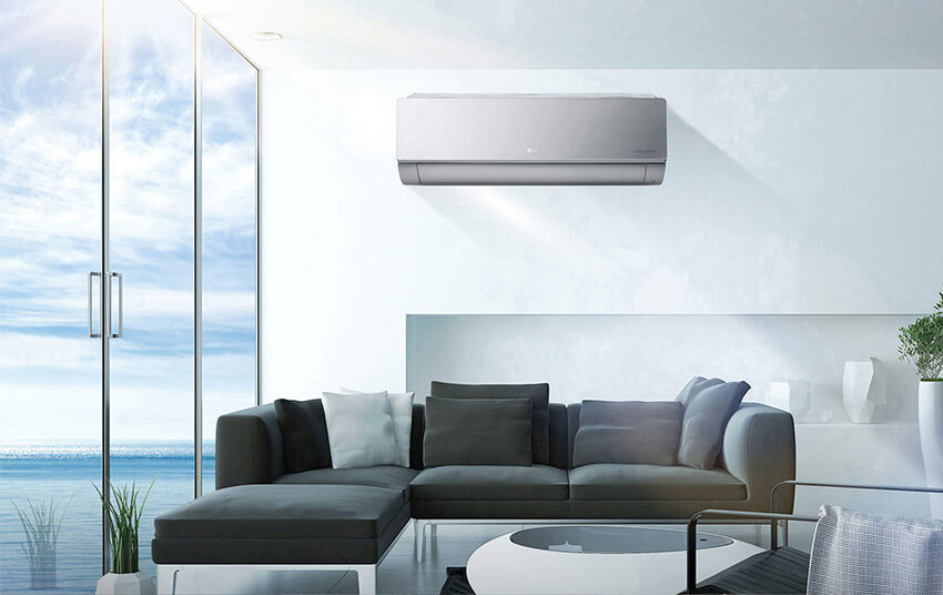 Aranżacja klimatyzatora LG ArtCool Gallery