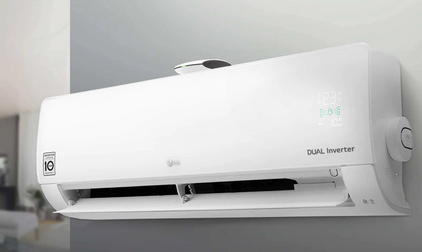 Aranżacja klimatyzatora LG Dualcool