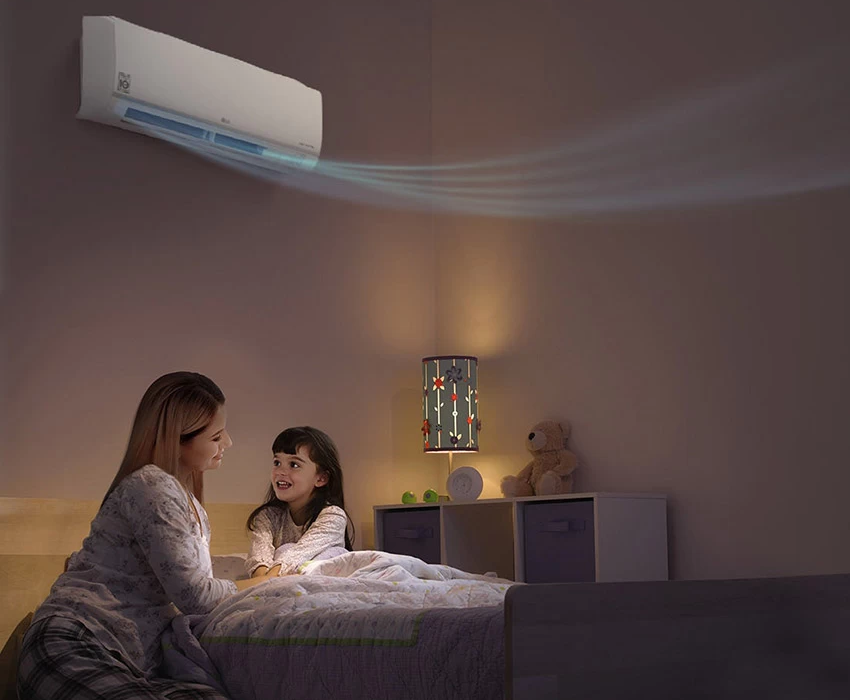 Aranżacja klimatyzatora LG Standard Plus