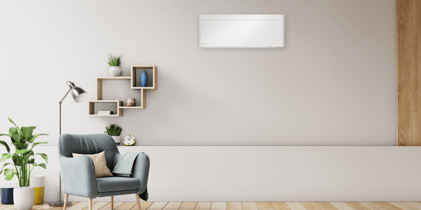 Aranżacja klimatyzatora Daikin Stylish White