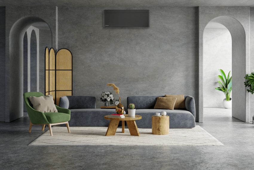 Aranżacja klimatyzatora Daikin Stylish Black