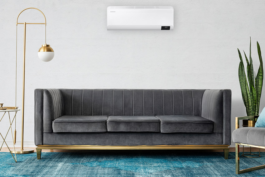 Aranżacja klimatyzatora Daikin Stylish Black