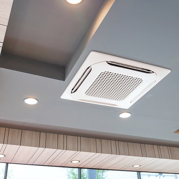 Klimatyzator sufitowy w aranżacji