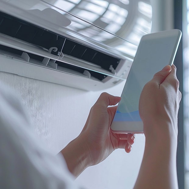 Klimatyzator ścienny 2,5 kW sterowany przez telefon