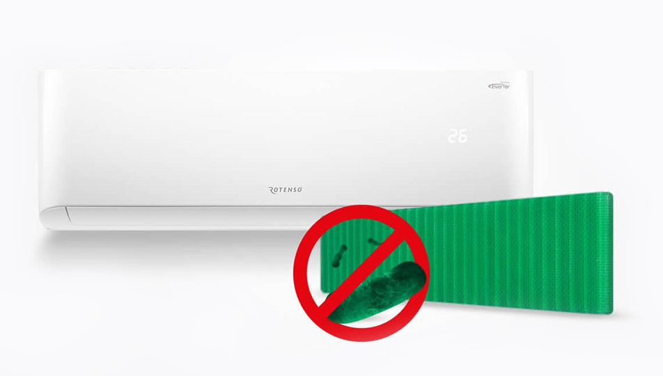 jeden z filtrów w klimatyzacji Rotenso
