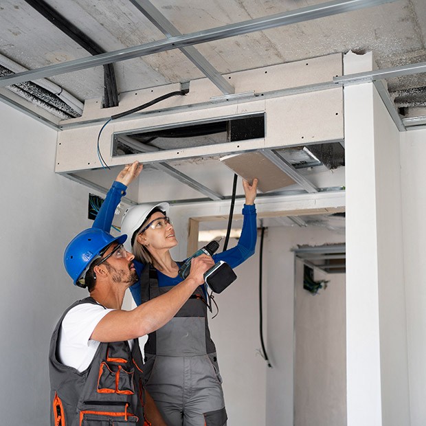 Montaż klimatyzatora kanałowego o mocy 6 KW