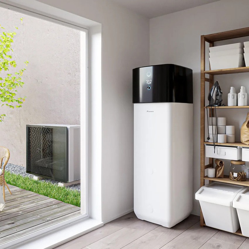 jendostka wewnętrzna oraz zewnętrzna pompy ciepła