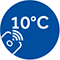 Utrzymanie temperatury 10°C