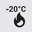 Grzanie w niskiej temperaturze -20°C