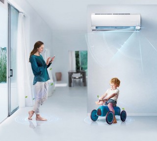 Haier Flexis Plus Silver Shine czujnik eco