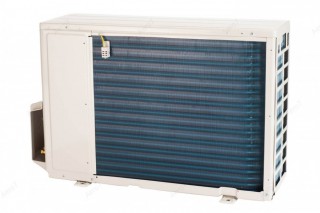 Haier Flexis Plus Silver Shine jednostka zewnętrzna, widok z tyłu