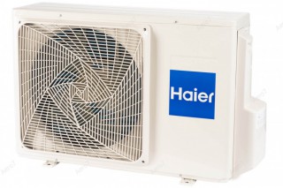 Haier Flexis Plus Silver Shine jednostka zewnętrzna widok z boku