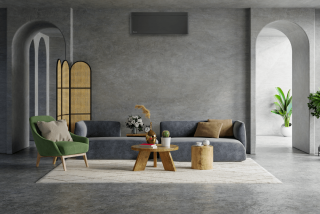 Klimatyzator ścienny split Daikin Stylish Black aranżacja