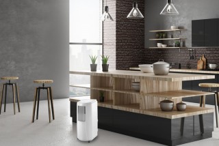 Aranżacja klimatyzatora przenośnego Gree Shiny GPH12AL