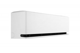 LG Dualcool Deluxe Soft Air - jednostka wewnętrzna, widok z boku