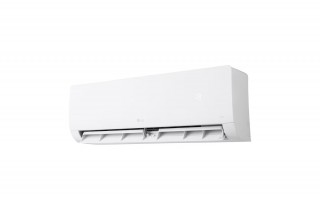 LG Dualcool WZ - widok z boku, otwarta żaluzja