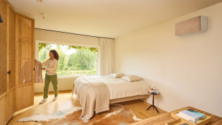 Daikin Stylish Light Wood - aranżacja klimatyzacji