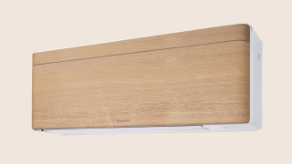 Daikin Stylish Light Wood - jednostka wewnętrzna, widok bokiem