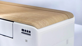 Daikin Stylish Light Wood - zbliżenie na panel sterowania