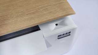 Daikin Stylish Light Wood - zbliżenie na panel sterowania