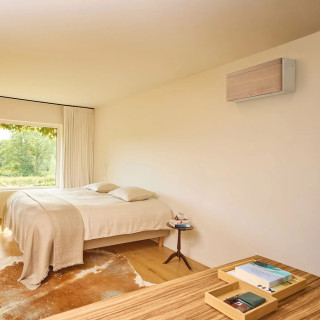 Daikin Stylish Light Wood - aranżacja klimatyzacji