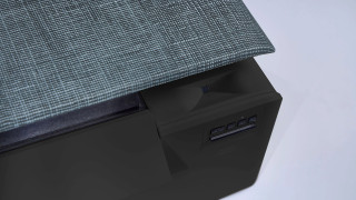 Daikin Stylish Grey Fabric - zbliżenie na panel sterowania