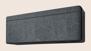 Daikin Stylish Grey Fabric - jendostka wewnętrzna, widok bokiem