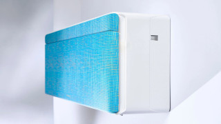 Daikin Stylish Colourful Fabric - zamontowany na ścianie