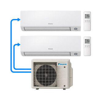 Daikin Perfera – multisplit do 2 pomieszczeń, 2 × 2,0 kW