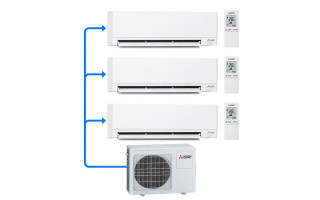 Mitsubishi Electric MSZ-AY – multisplit do 3 pomieszczeń | 2,5 + 2 × 3,5 kW