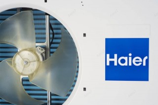 Haier Jade Plus, jednostka zewnętrzna, logo