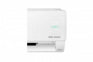 LG Dualcool zbliżenie na wyświetlacz