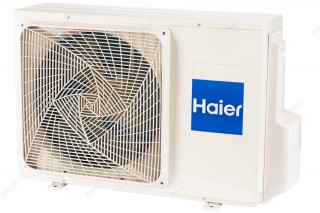 Haier Flexis Plus Black Matt jednostka zewnętrzna, widok z boku