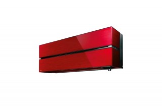 Mitsubishi Diamond Ruby Red widok z boku
